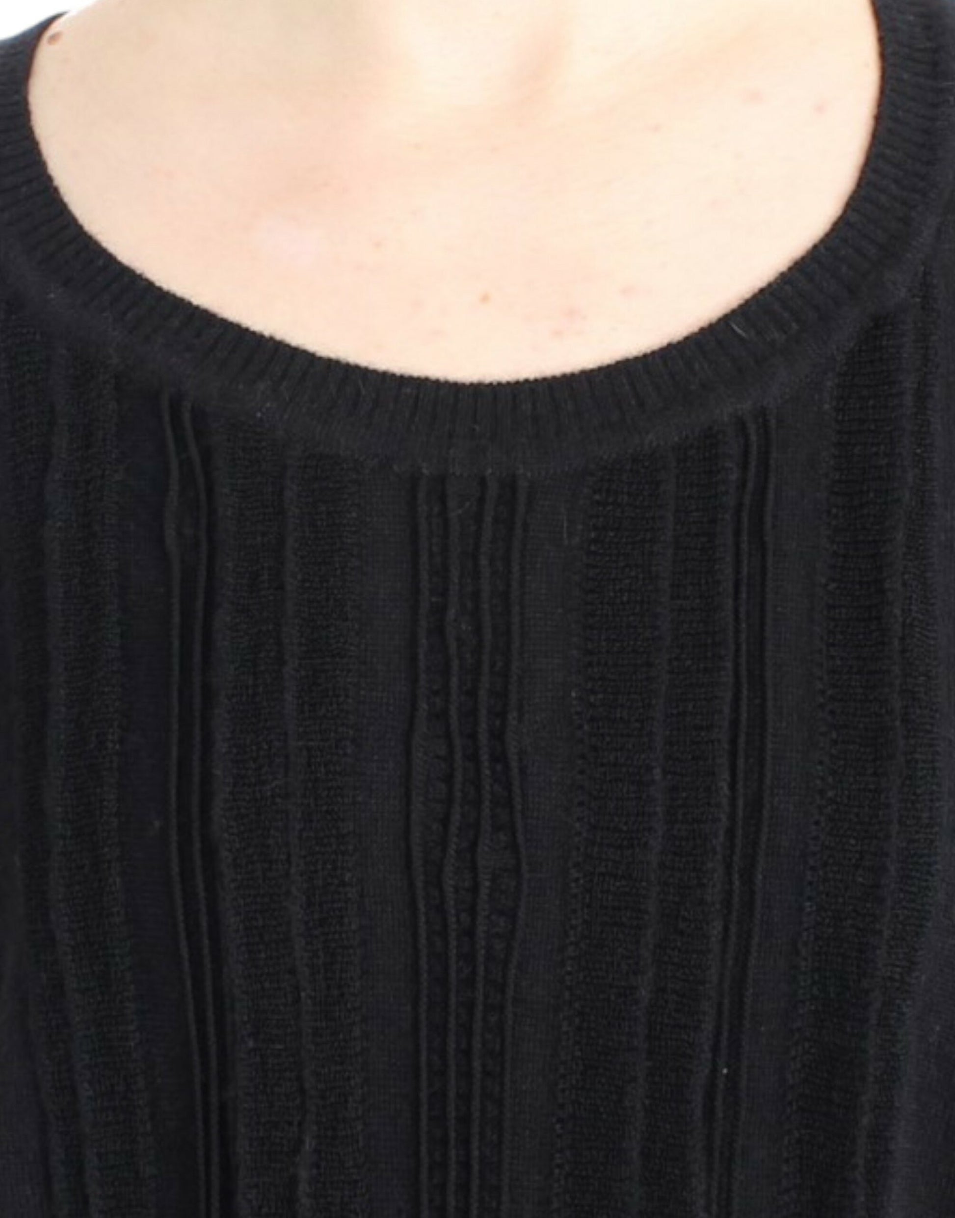 Cavalli Elegant Short Sleeved Black Jumper - ACCEXO