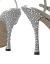 Dolce & Gabbana Elegant Crystal Embellished Heels Sandals