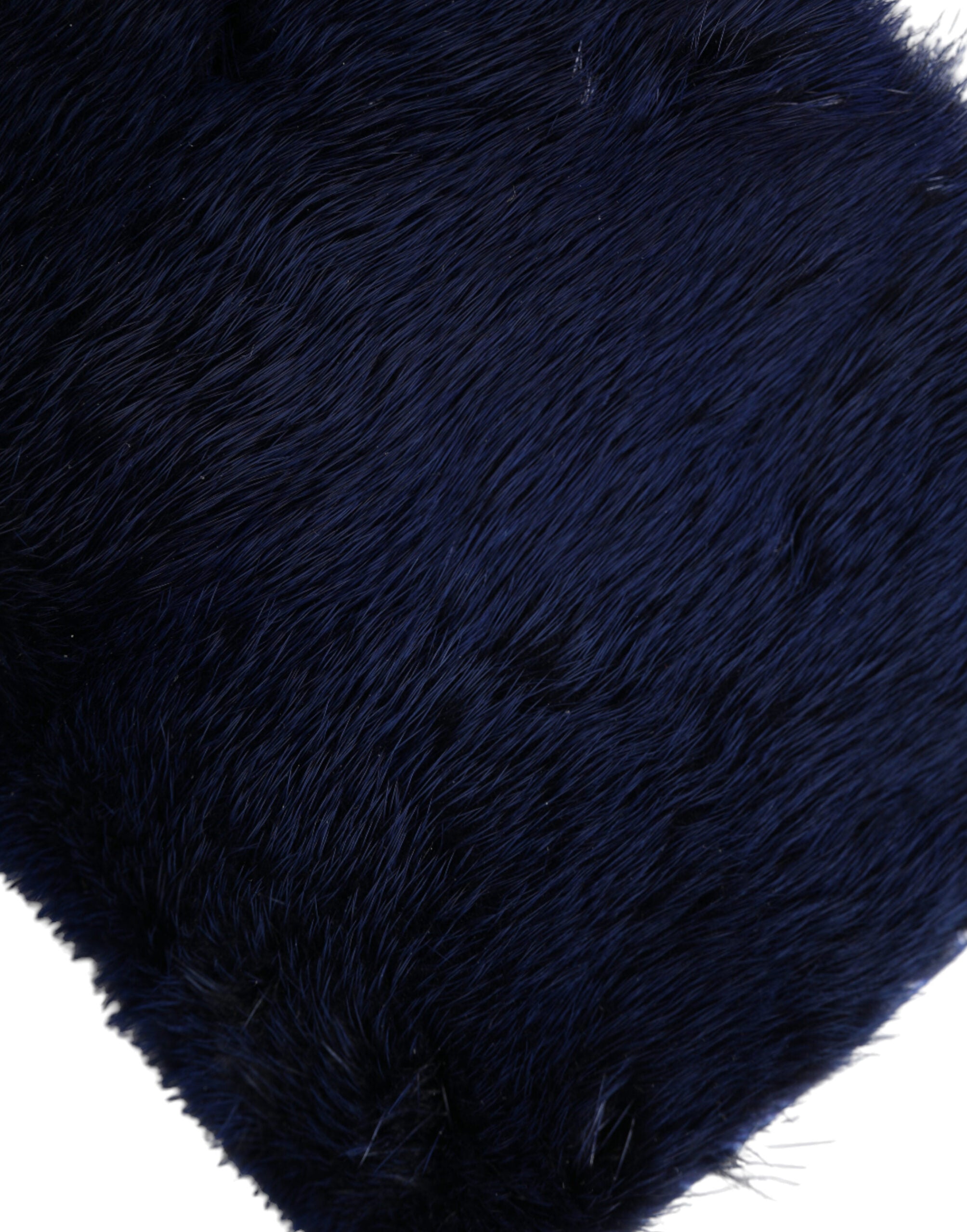 Dolce & Gabbana Exquisite Blue Mink Fur Shoulder Bag - ACCEXO
