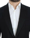 Dolce & Gabbana Elegant Black Silk Blend Sicilia Blazer