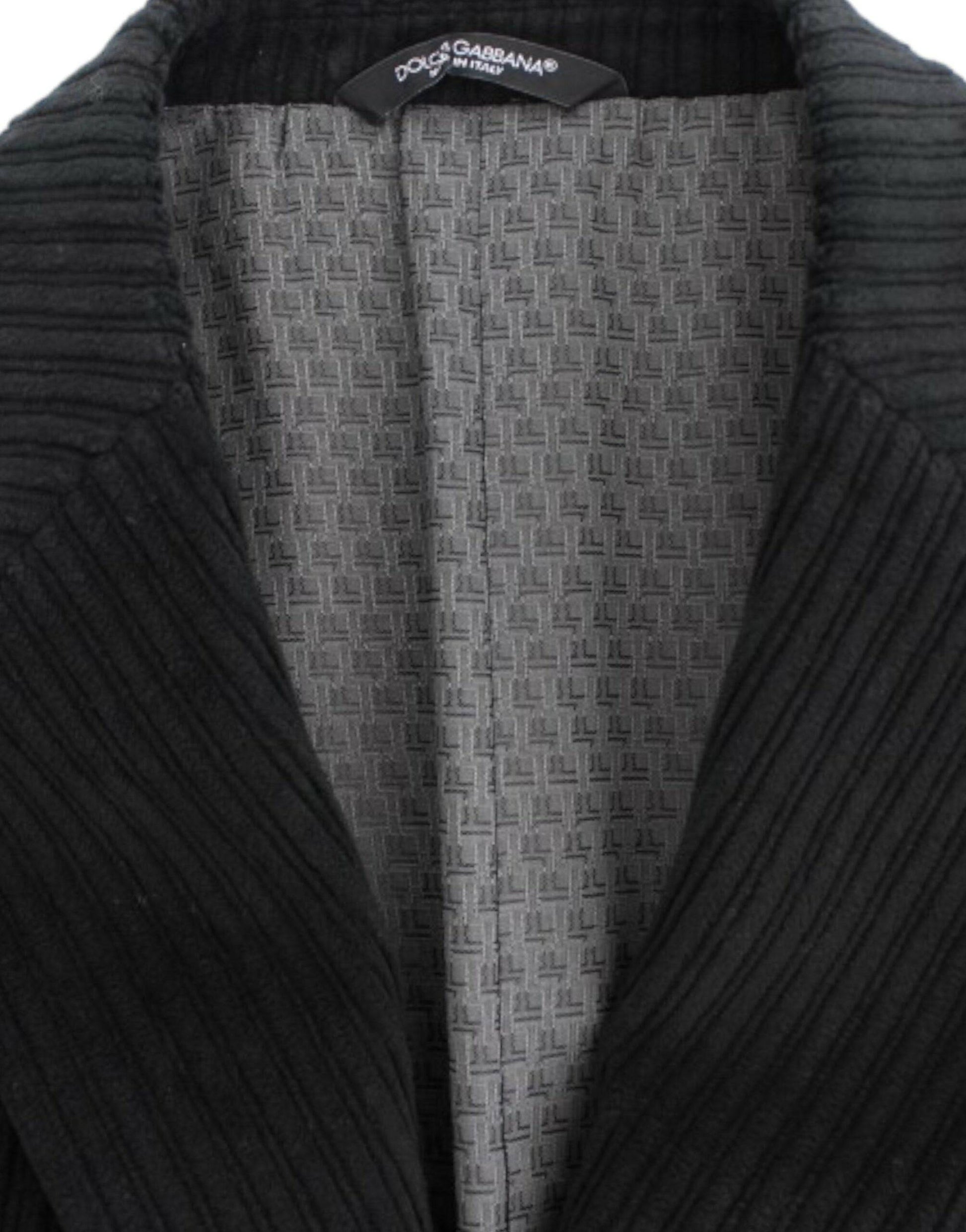 Dolce & Gabbana Elegant Black Martini Blazer Jacket - ACCEXO