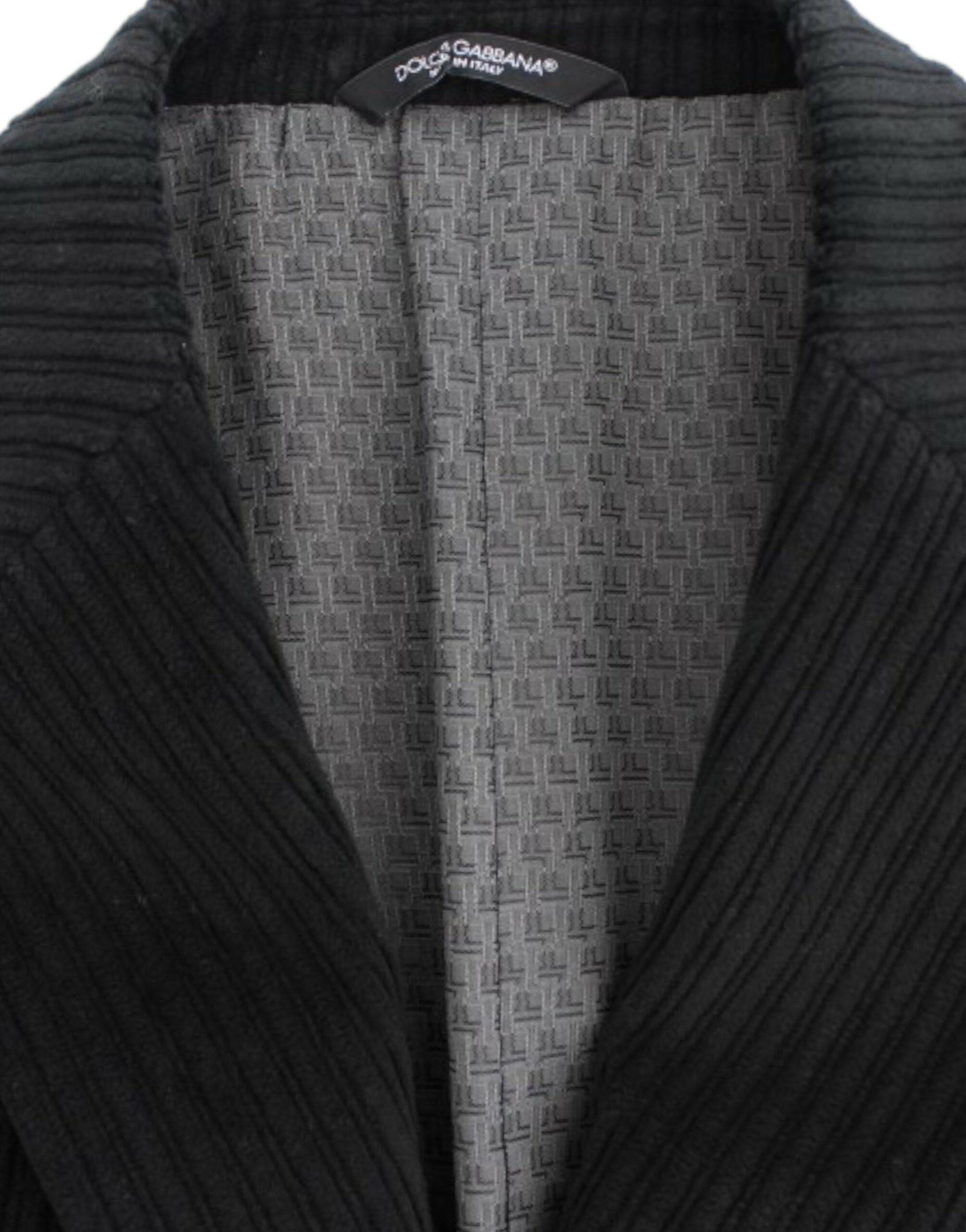 Dolce & Gabbana Elegant Black Martini Blazer Jacket - ACCEXO