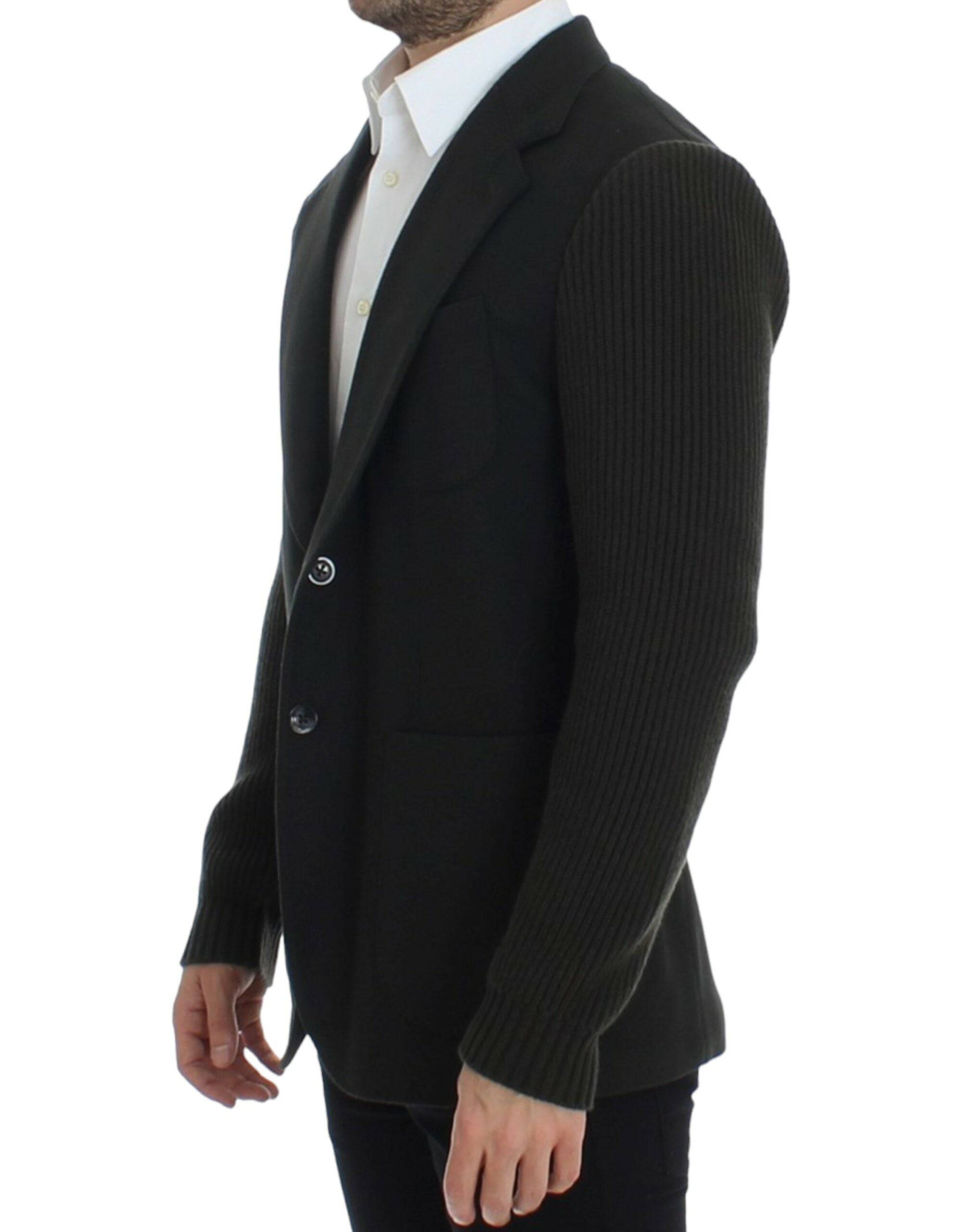 Dolce & Gabbana Elegant Green Cashmere Blazer Jacket - ACCEXO