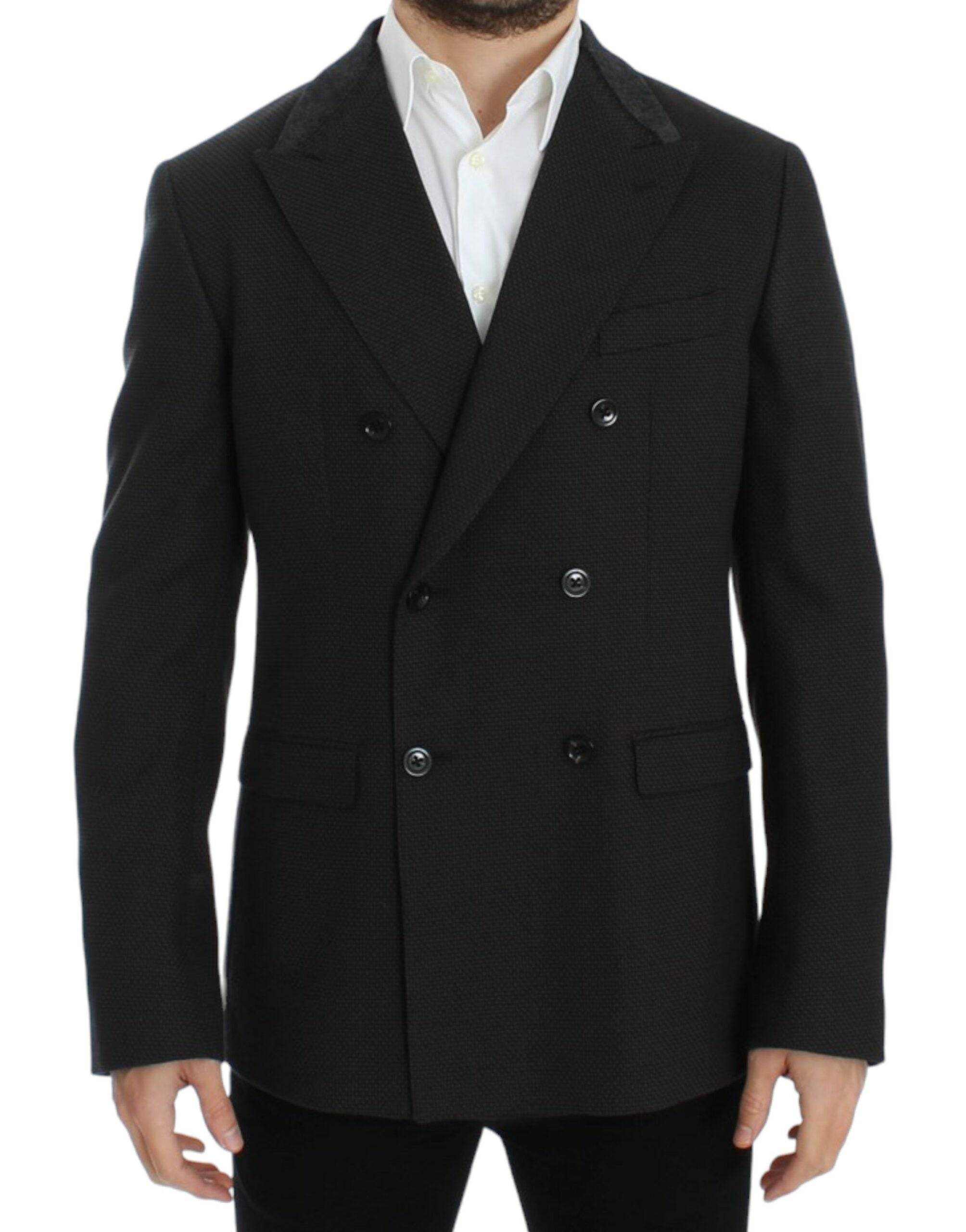 Dolce & Gabbana Elegant Slim Fit Double Breasted Blazer - ACCEXO
