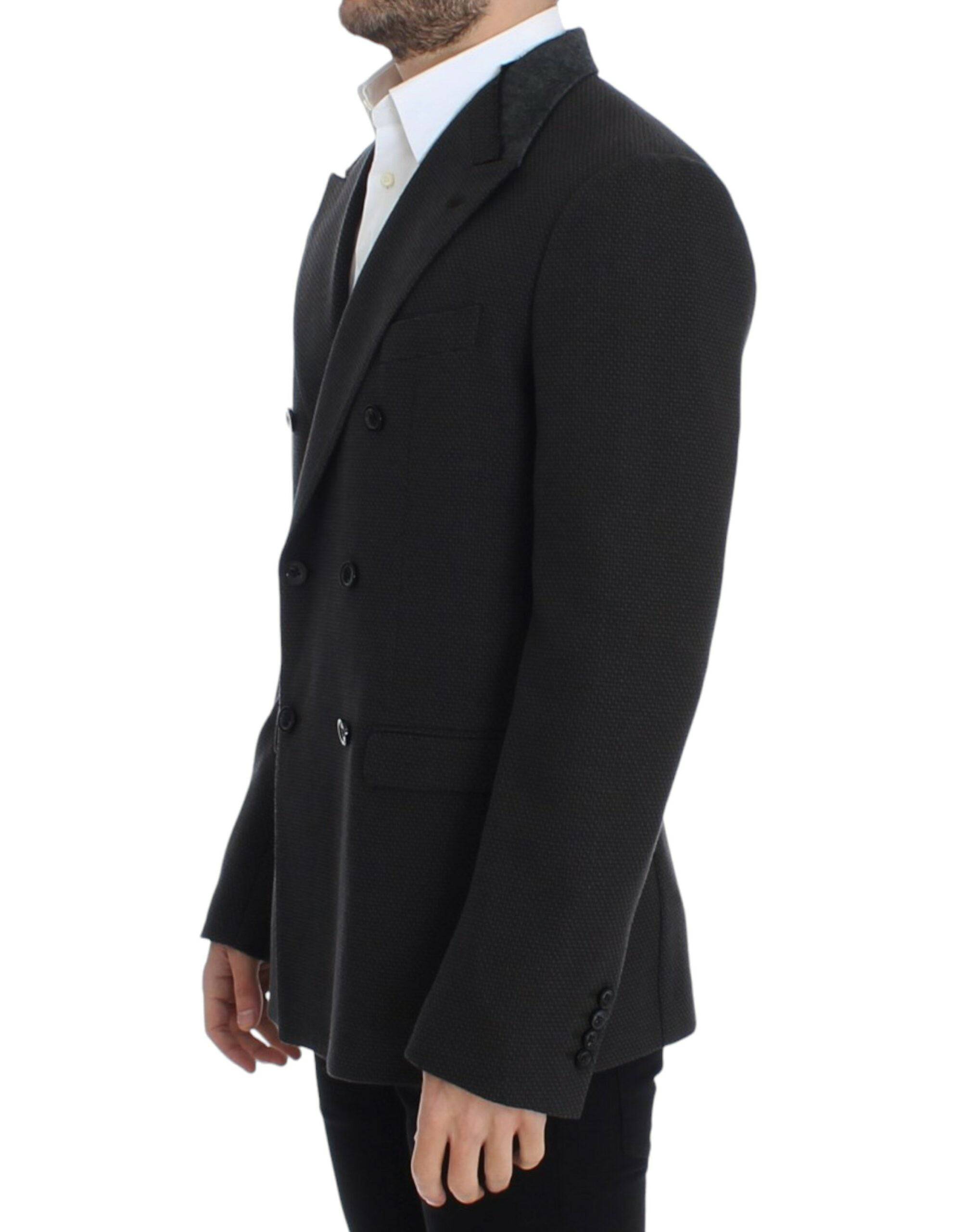 Dolce & Gabbana Elegant Slim Fit Double Breasted Blazer - ACCEXO