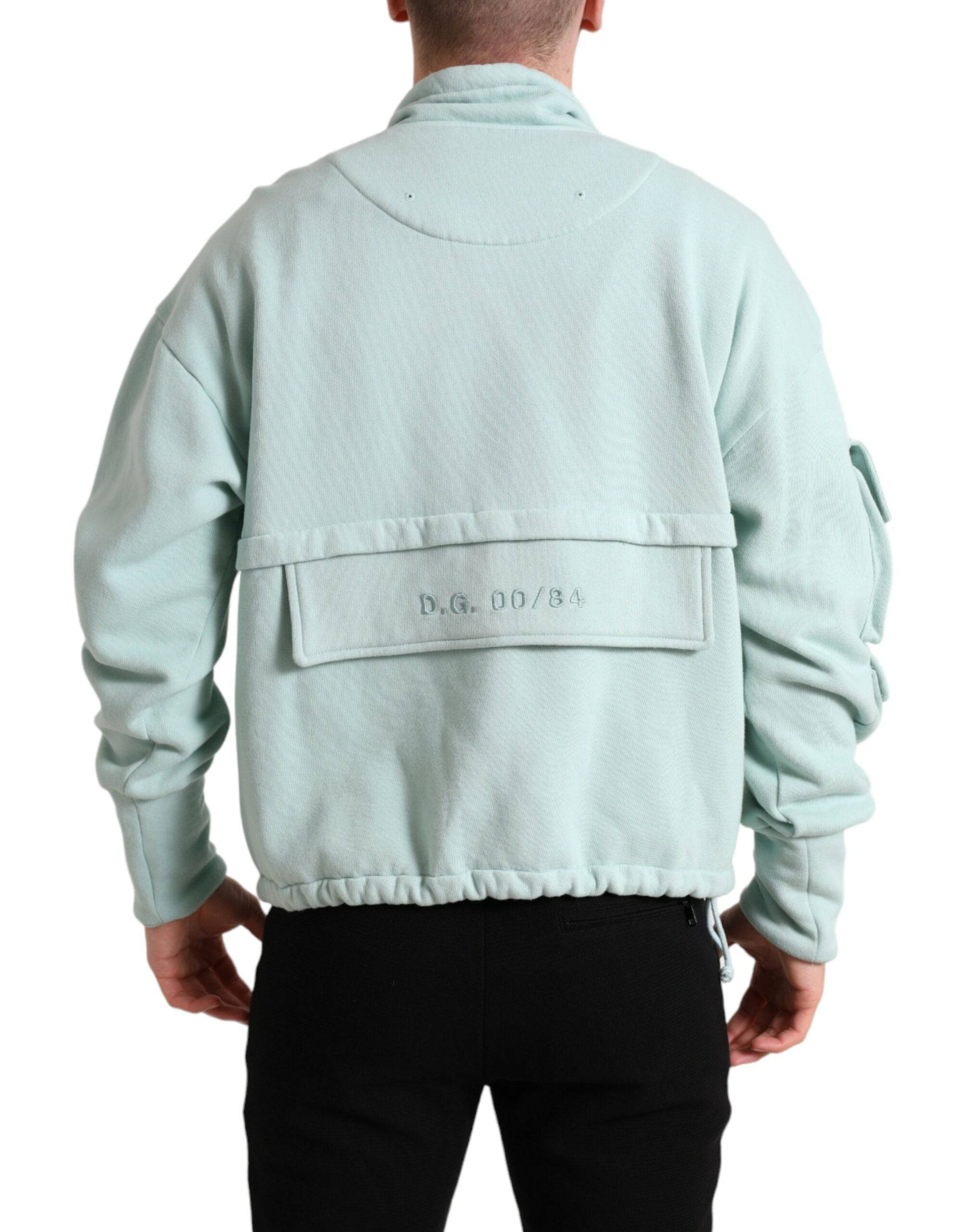 Dolce & Gabbana Chic Mint Green Pullover Sweater - ACCEXO
