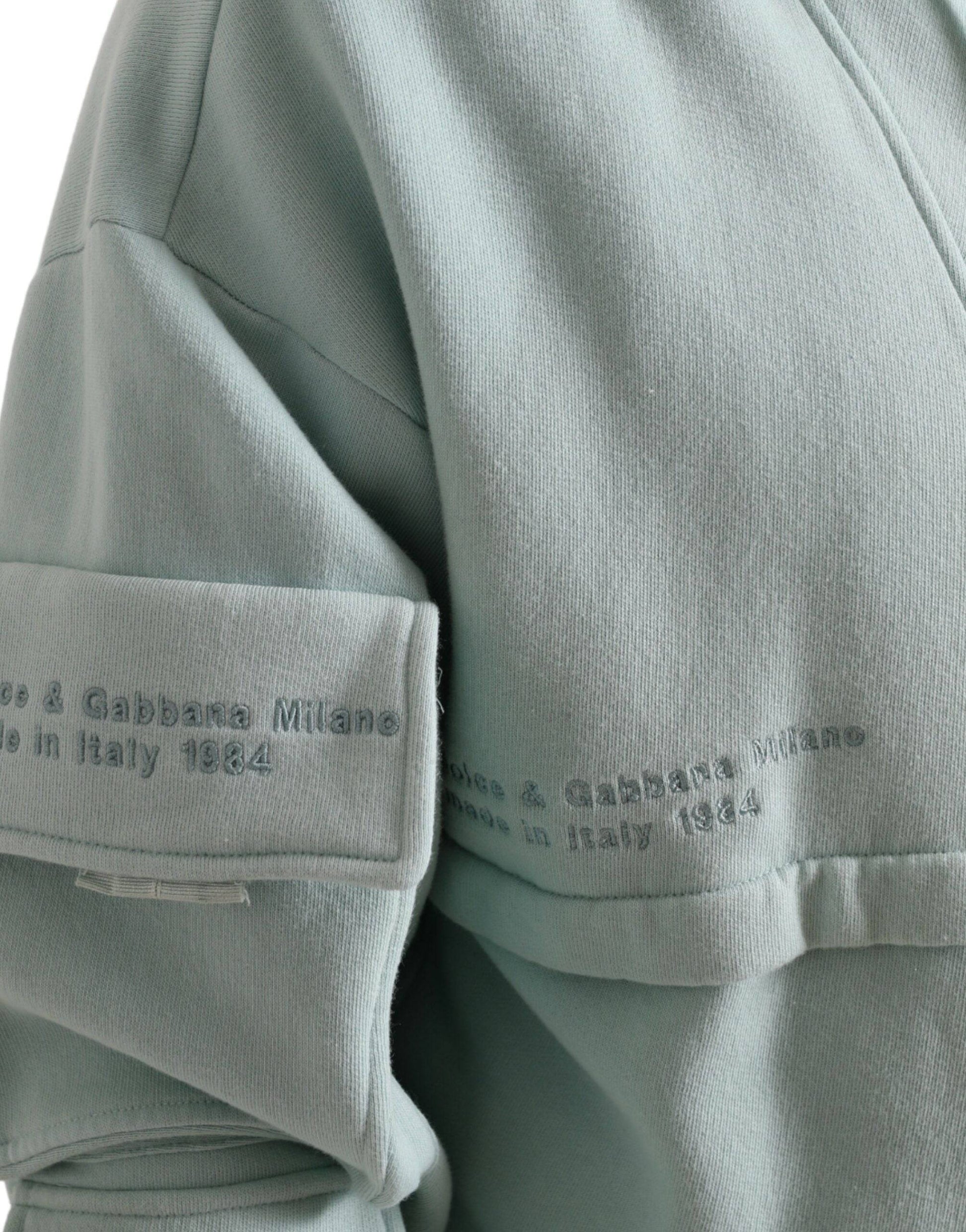 Dolce & Gabbana Chic Mint Green Pullover Sweater - ACCEXO