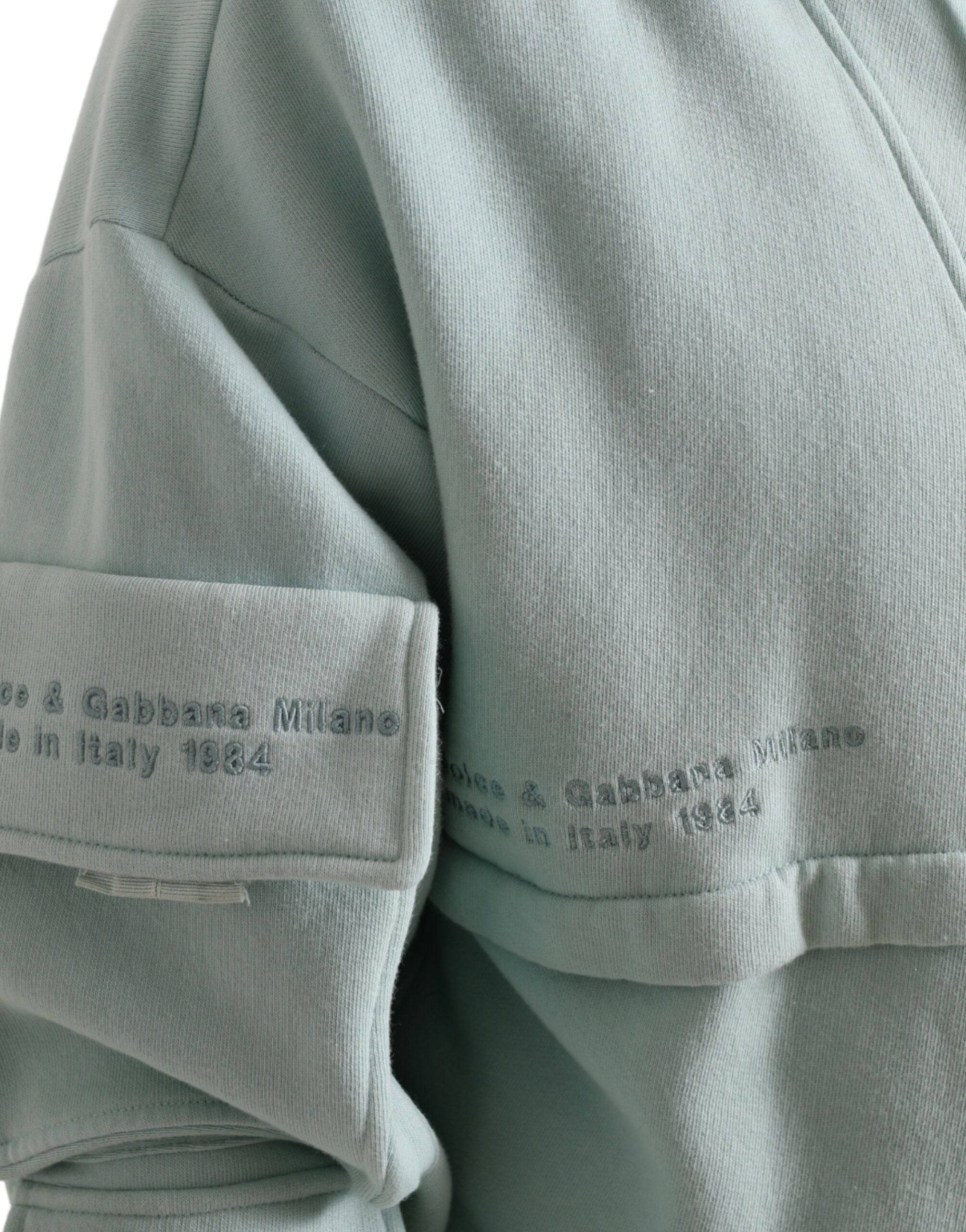 Dolce & Gabbana Chic Mint Green Pullover Sweater - ACCEXO