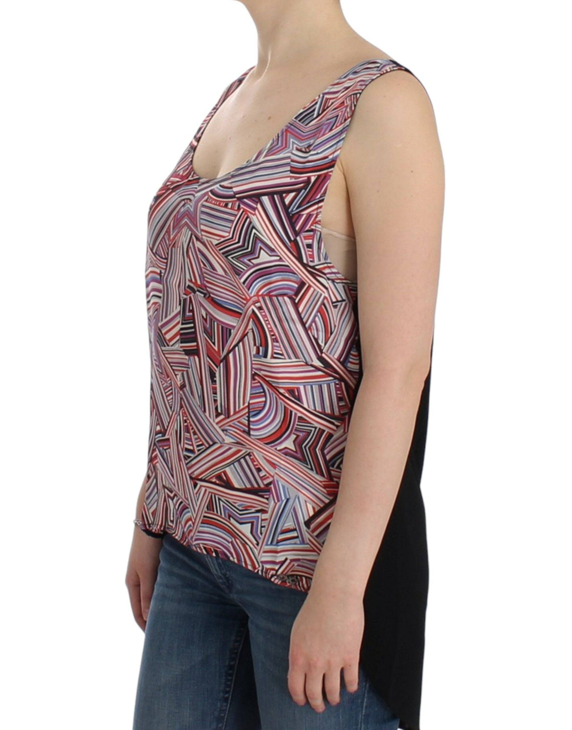 Costume National Chic Multicolor Sleeveless Top - ACCEXO
