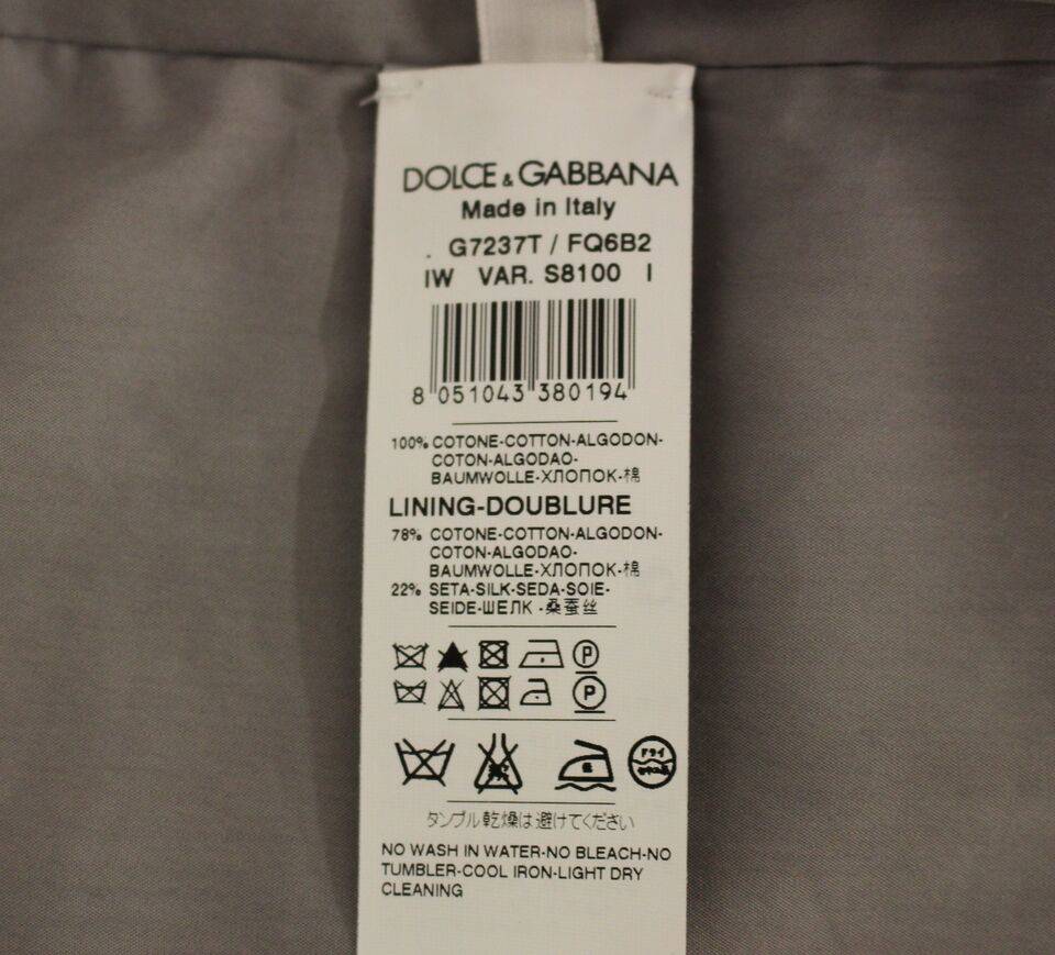 Dolce & Gabbana Elegant Gray Slim Fit Dress Vest - ACCEXO