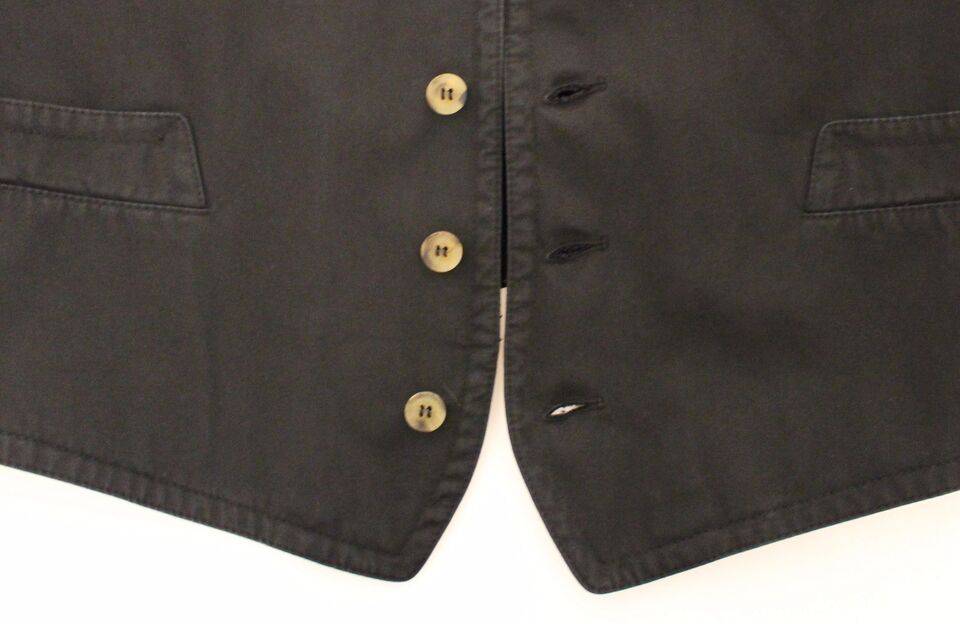 Dolce & Gabbana Elegant Black Dress Vest - ACCEXO