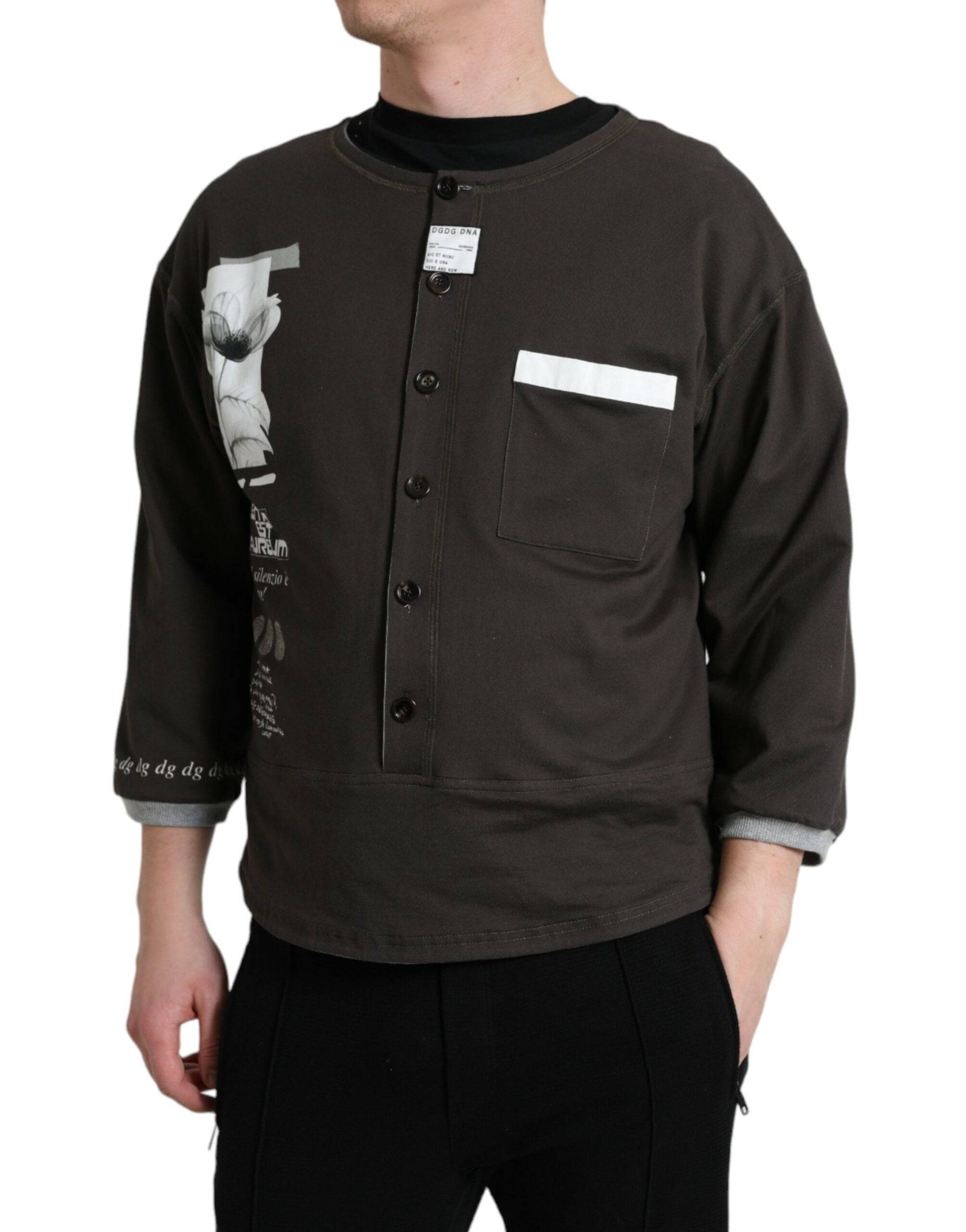 Dolce & Gabbana Elegant Cotton Crew Neck Pullover - ACCEXO