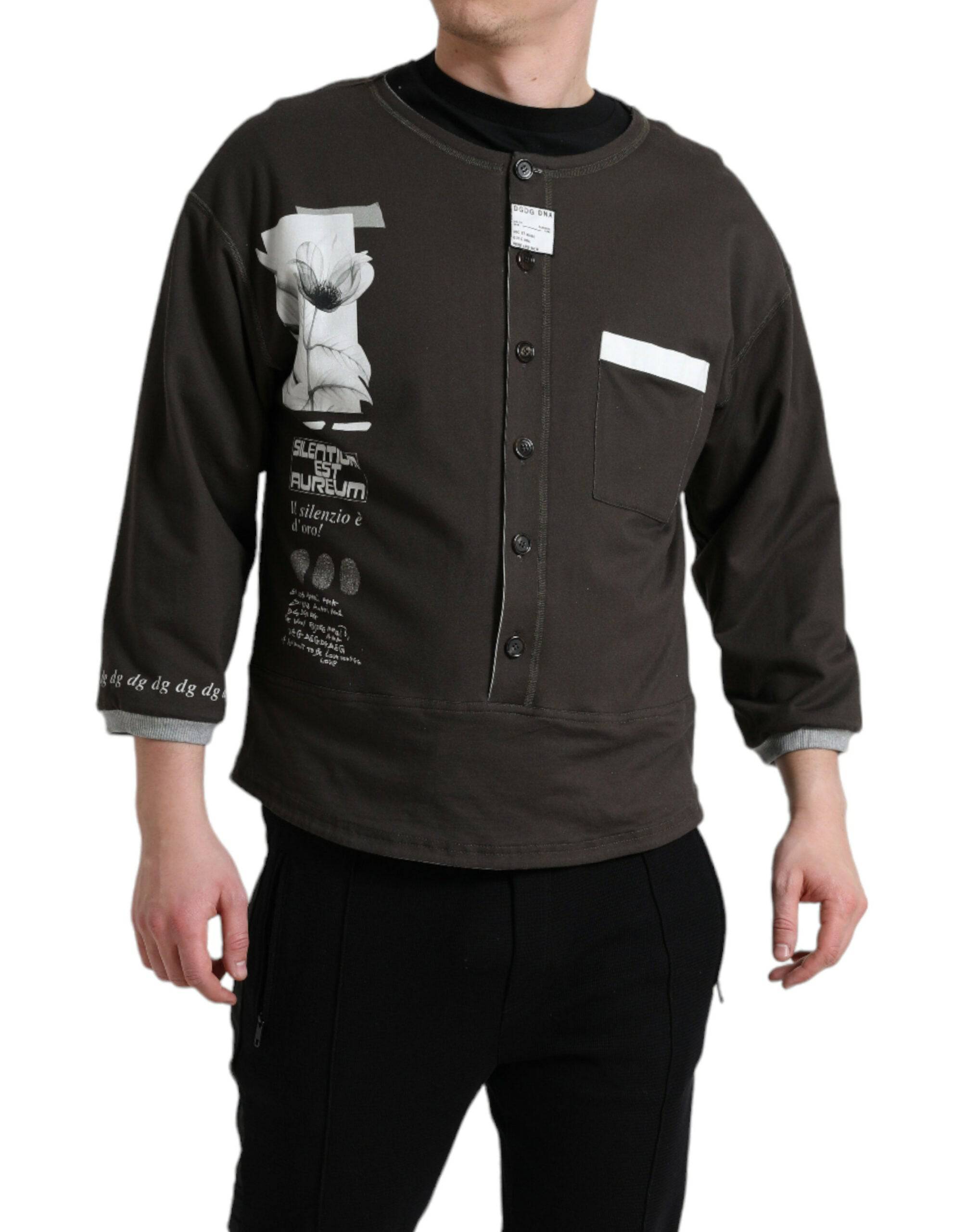 Dolce & Gabbana Elegant Cotton Crew Neck Pullover - ACCEXO