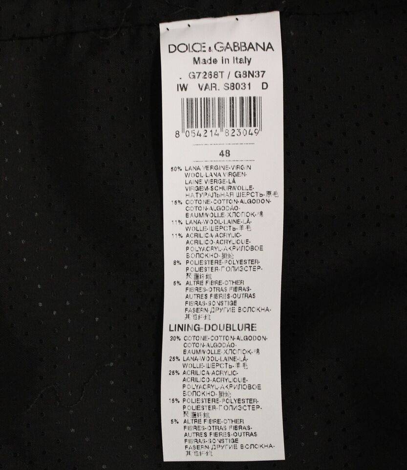 Dolce & Gabbana Elegant Gray Wool Blend Dress Vest - ACCEXO