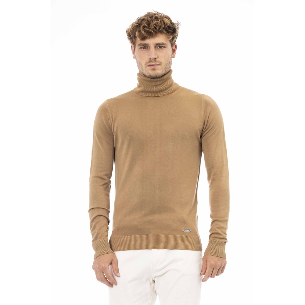 Baldinini Trend Beige Modal Men Sweater - ACCEXO