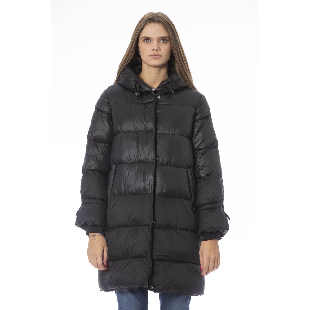 Baldinini Trend Black Nylon Women Jacket - ACCEXO