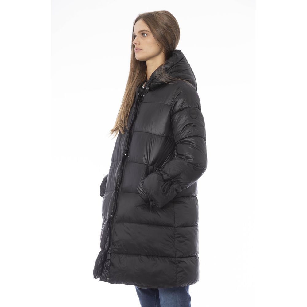 Baldinini Trend Black Nylon Women Jacket - ACCEXO