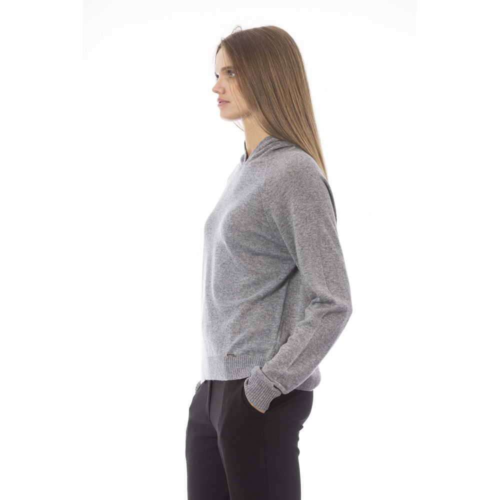 Baldinini Trend Gray Viscose Women Sweater - ACCEXO