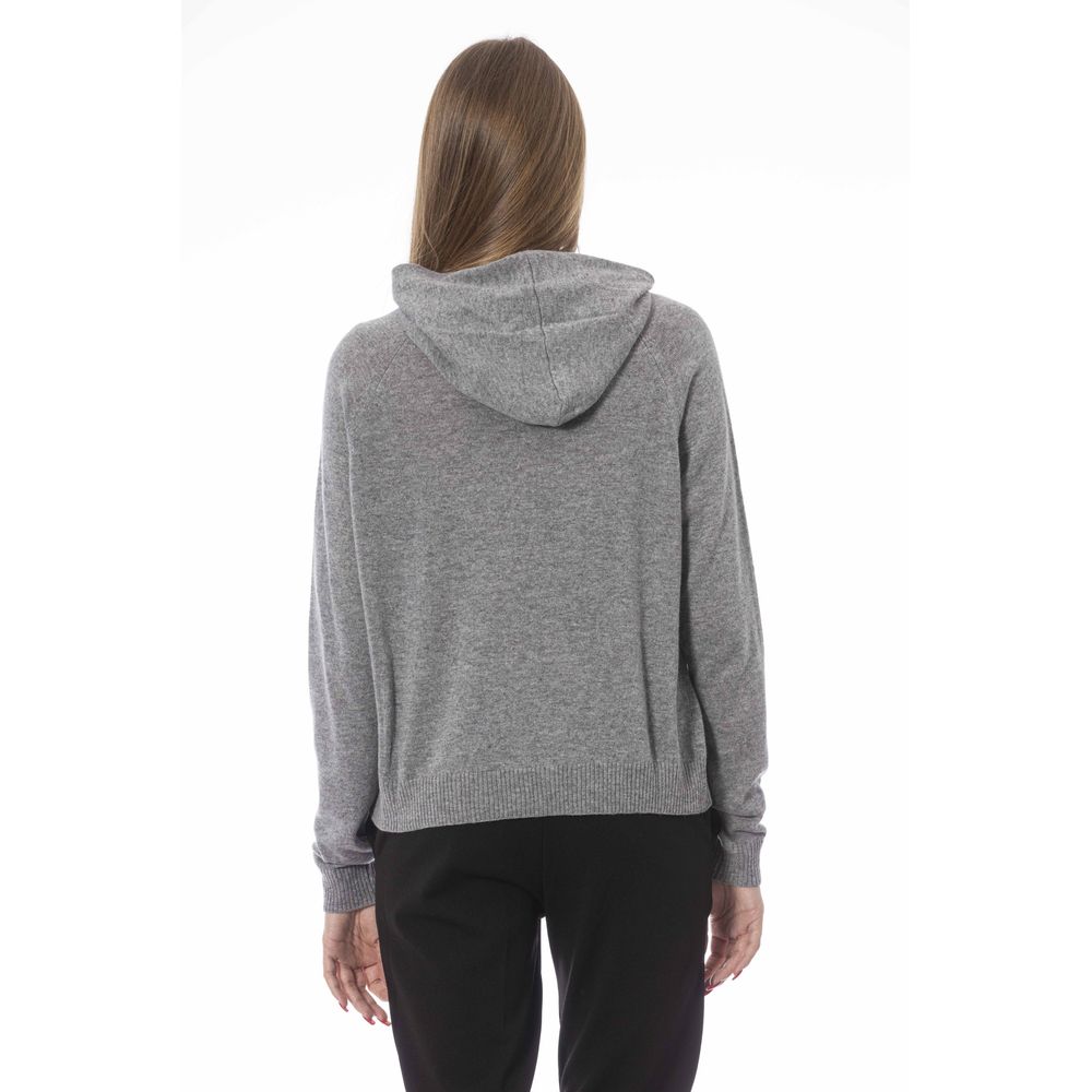 Baldinini Trend Gray Viscose Women Sweater - ACCEXO