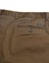 Dolce & Gabbana Chic Brown Bermuda Shorts with Logo Detail