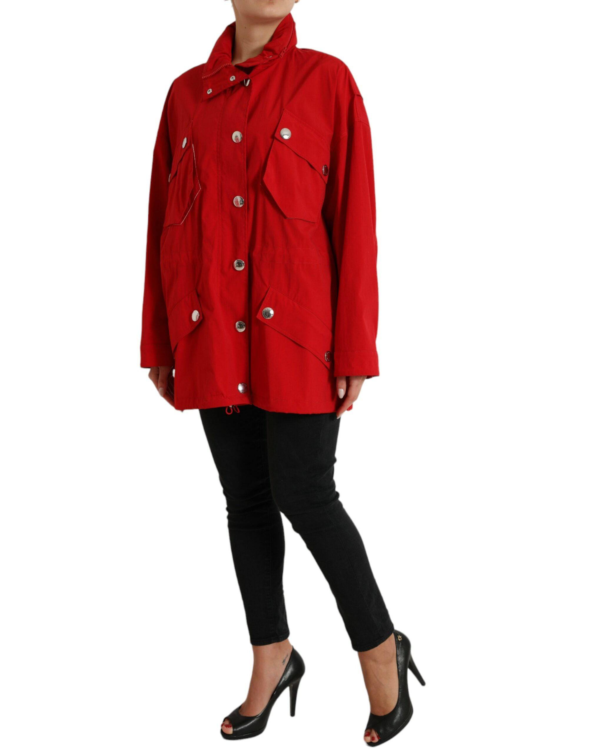 Dolce & Gabbana Elegant Red Long Sleeve Jacket - ACCEXO