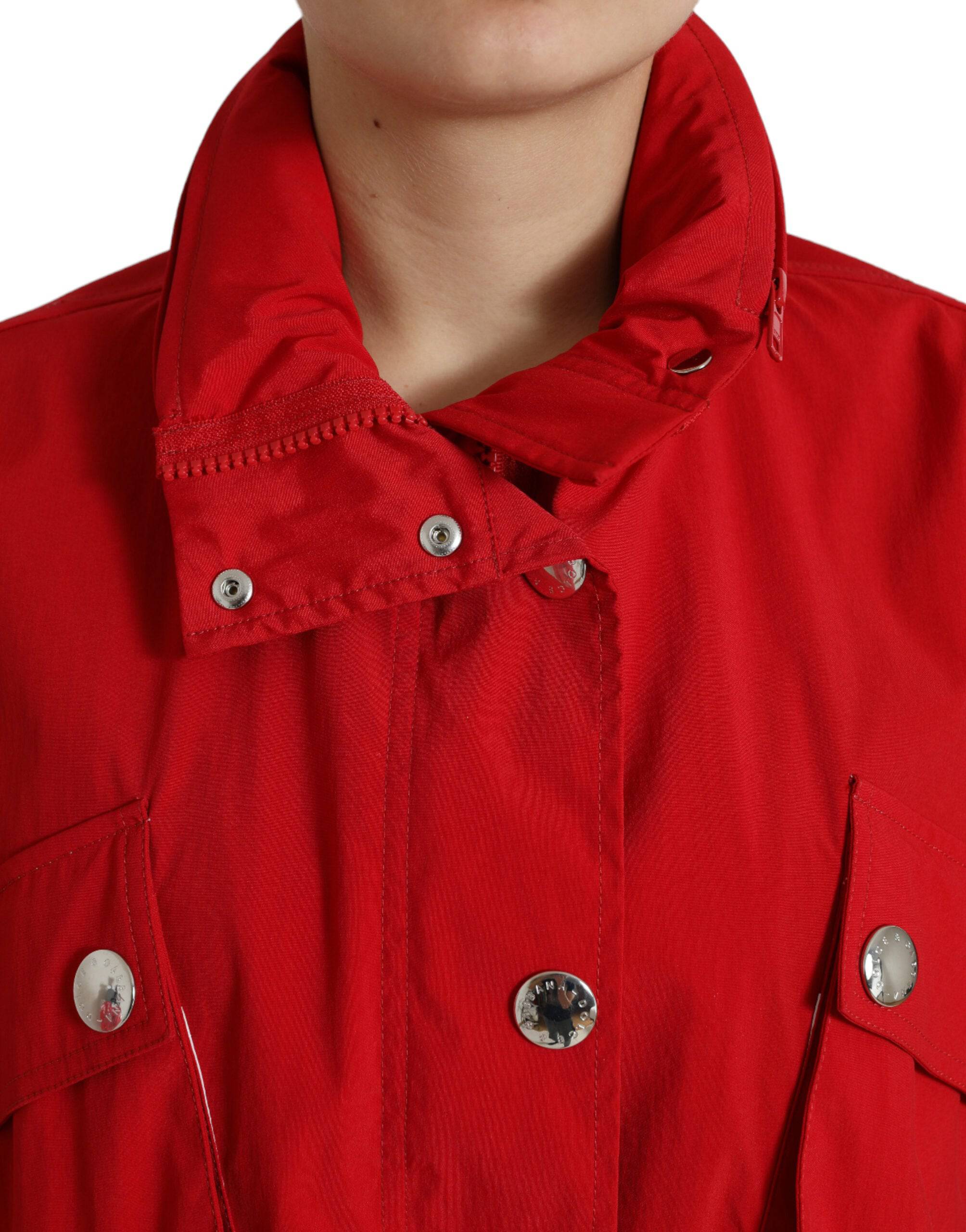 Dolce & Gabbana Elegant Red Long Sleeve Jacket - ACCEXO