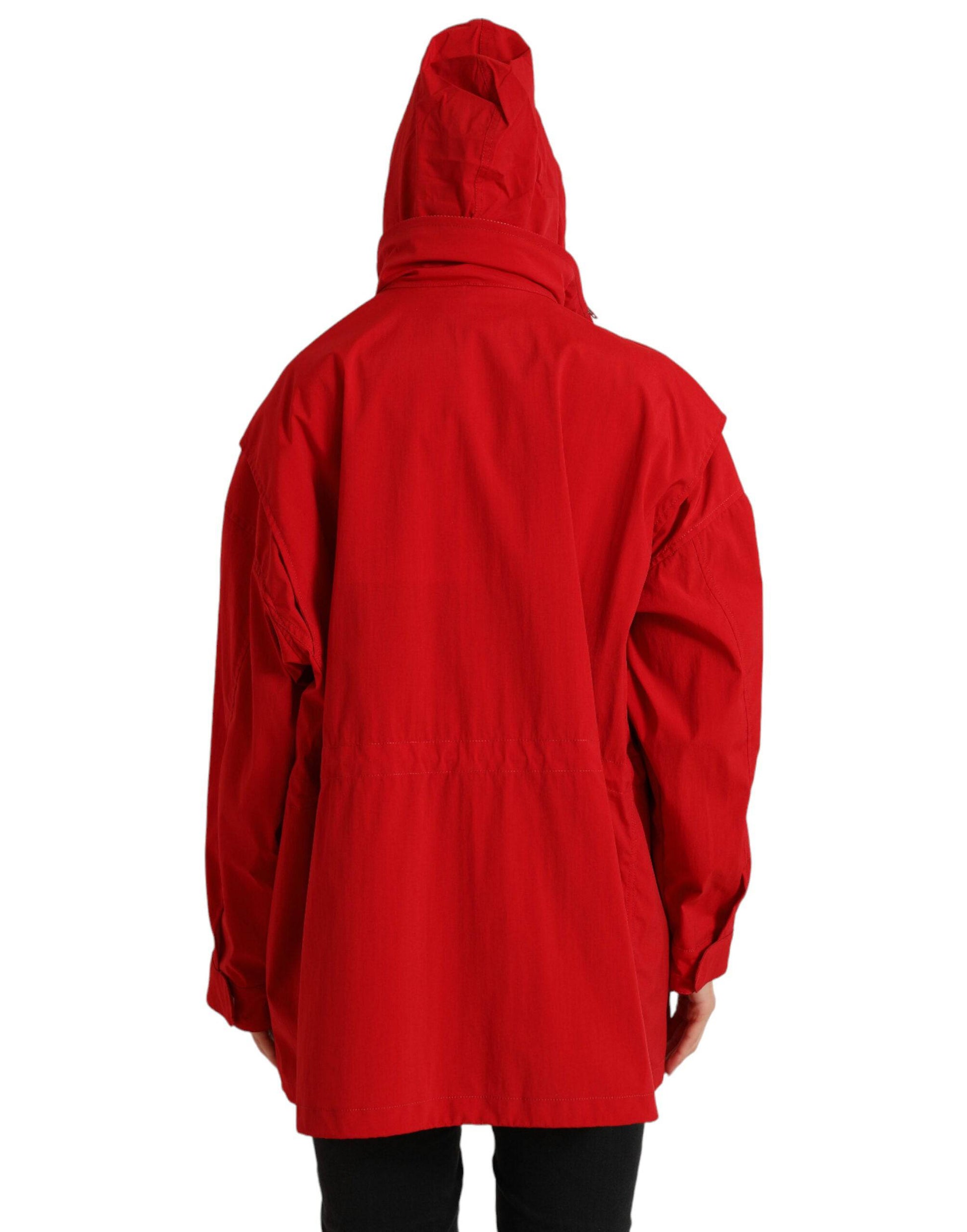 Dolce & Gabbana Elegant Red Long Sleeve Jacket - ACCEXO