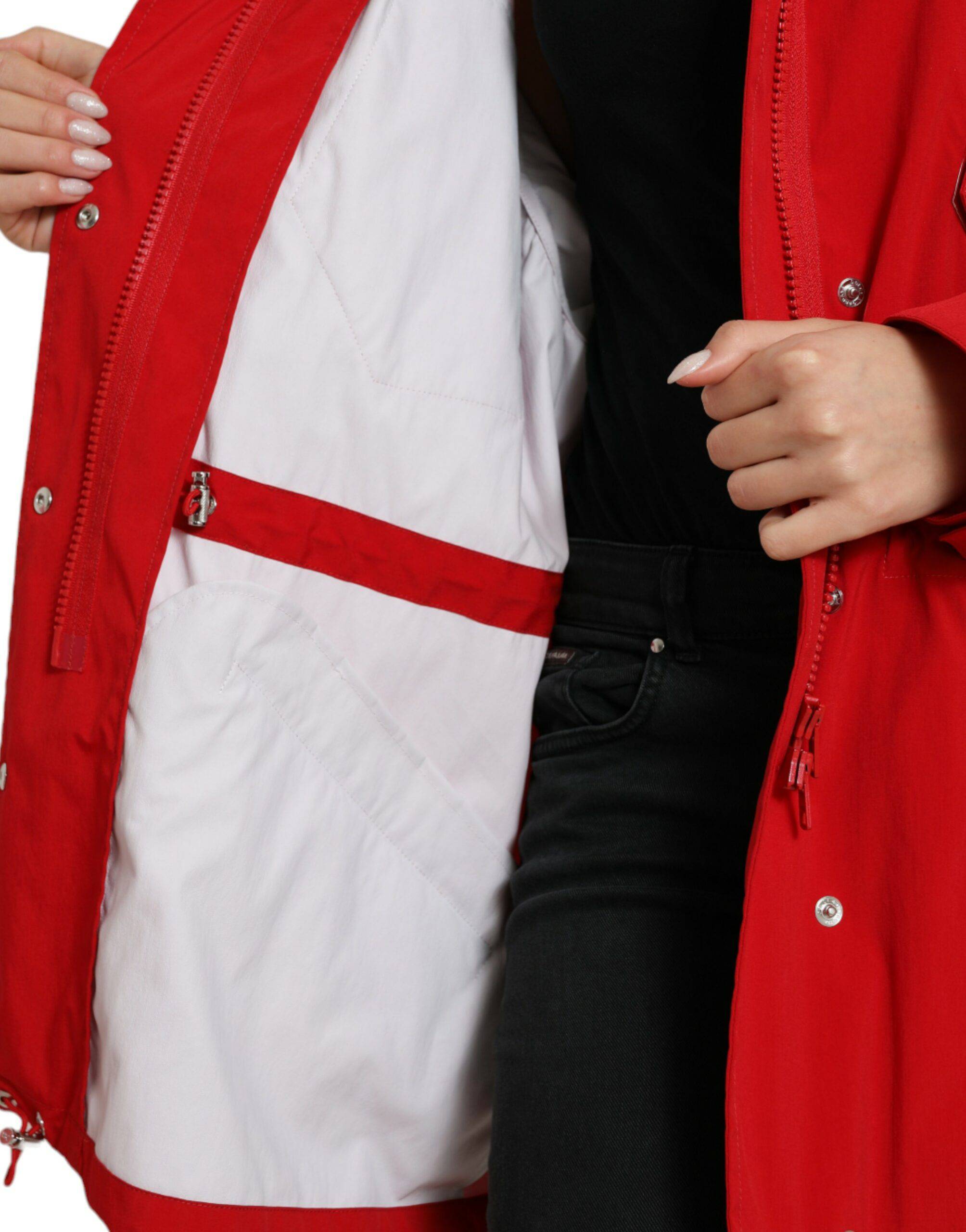 Dolce & Gabbana Elegant Red Long Sleeve Jacket - ACCEXO