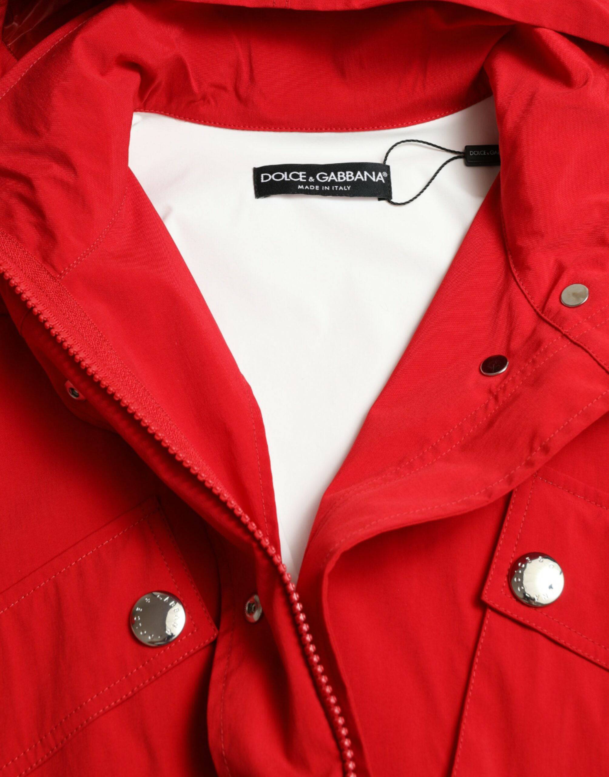 Dolce & Gabbana Elegant Red Long Sleeve Jacket - ACCEXO