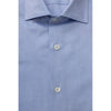 Bagutta Light Blue Cotton Men Shirt