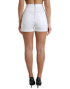 Dolce & Gabbana Chic High Waist Lace Closure Shorts