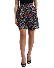 Dolce & Gabbana Chic Floral High Waist Hot Pants Shorts - ACCEXO