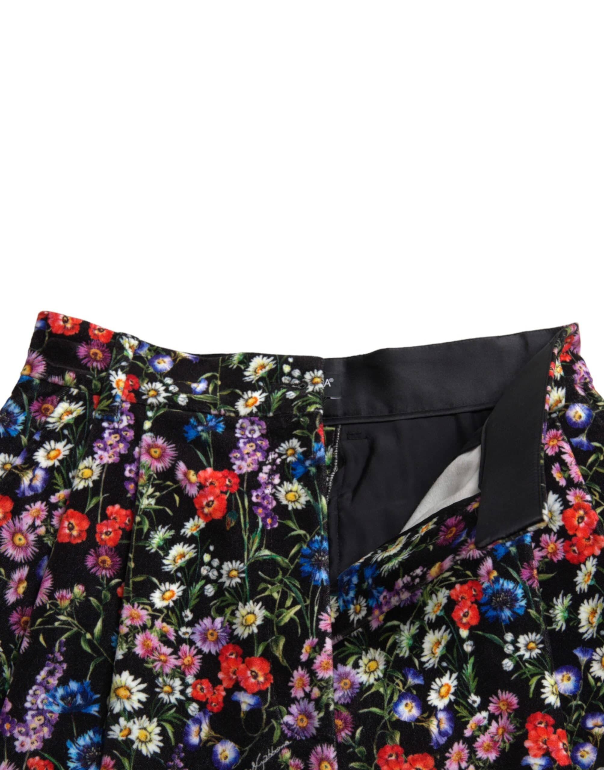 Dolce & Gabbana Chic Floral High Waist Hot Pants Shorts - ACCEXO