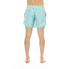 Bikkembergs Light Blue Polyester Men Swim Shorts