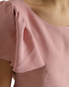 Dolce & Gabbana Chic Pink Bell Sleeve Top