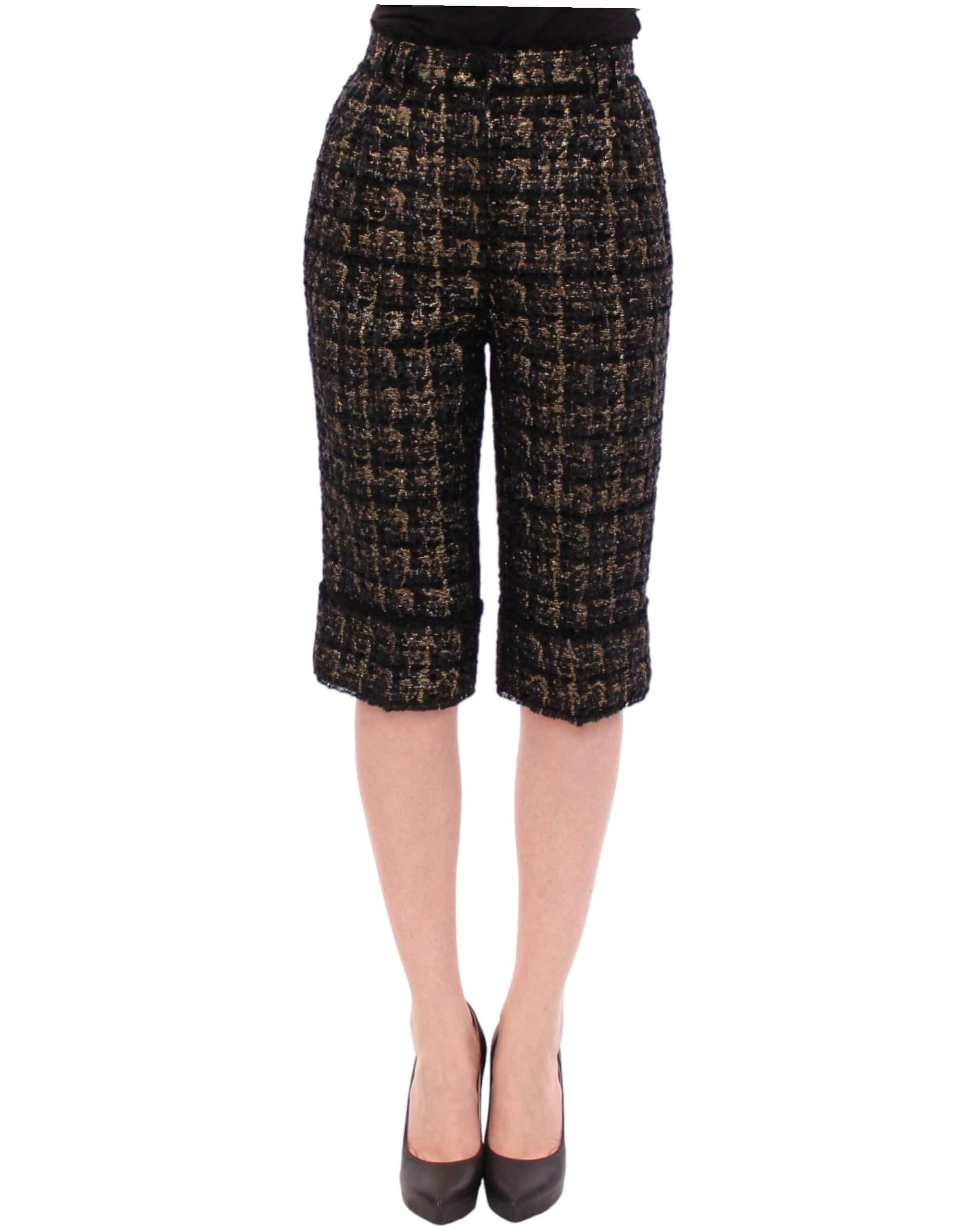 Dolce & Gabbana Elegant Designer Woven Shorts - ACCEXO