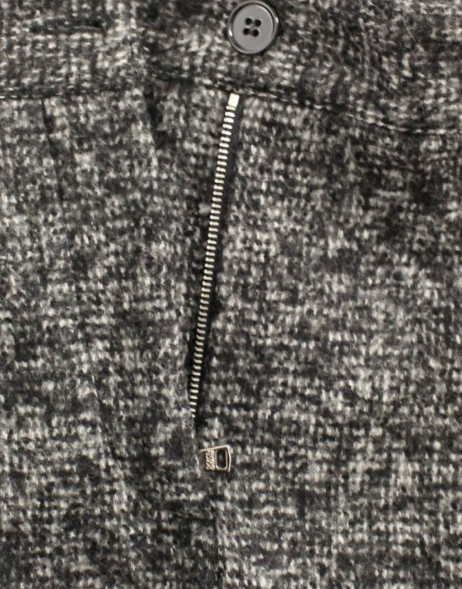 Dolce & Gabbana Elegant Gray Alpaca Blend Shorts - ACCEXO