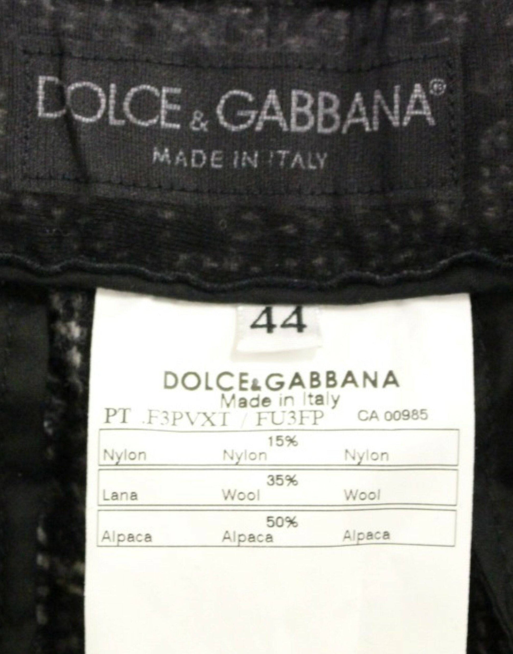 Dolce & Gabbana Elegant Gray Alpaca Blend Shorts - ACCEXO