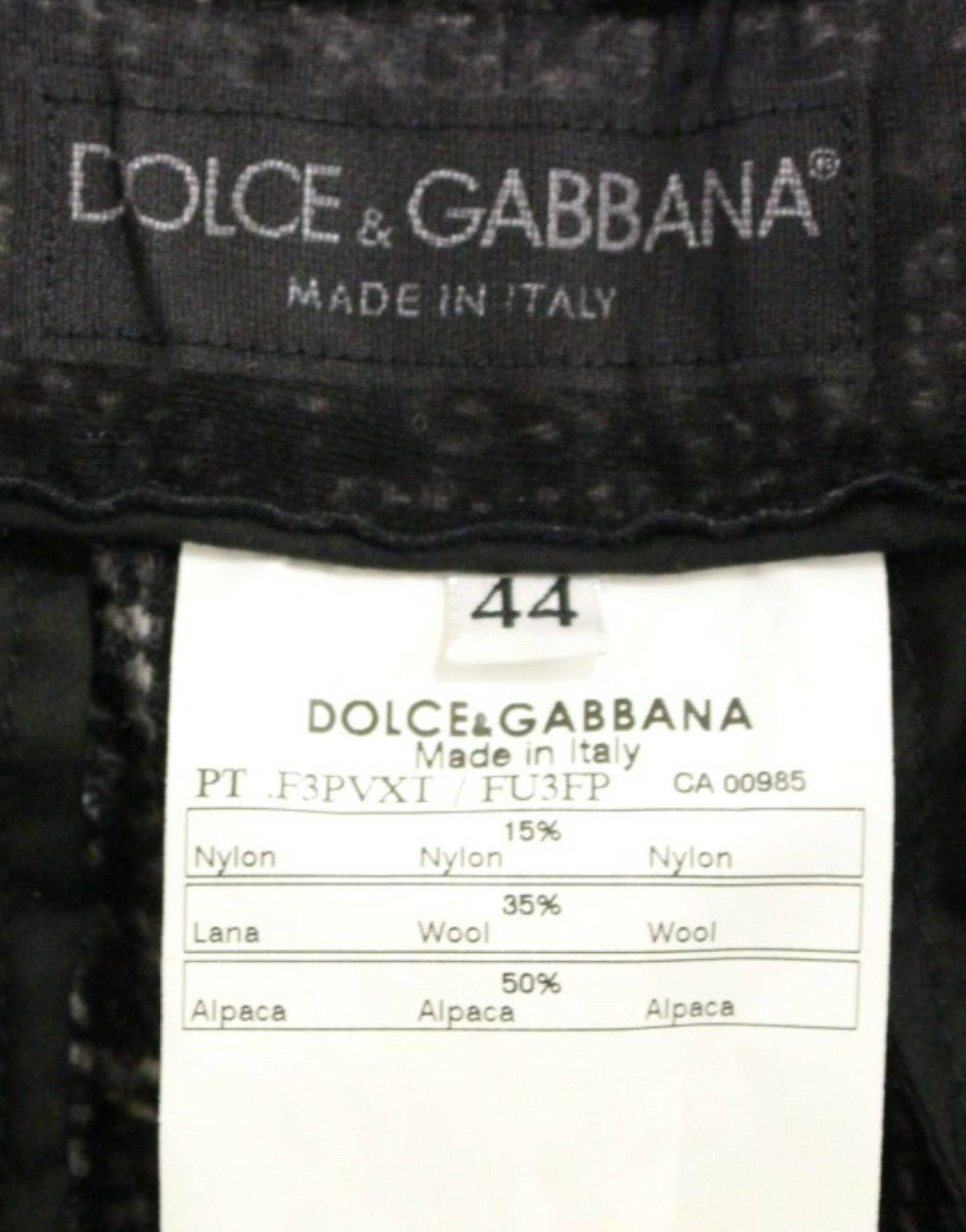 Dolce & Gabbana Elegant Gray Alpaca Blend Shorts - ACCEXO