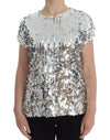 Dolce & Gabbana Enchanted Sicily Sequined Evening Blouse