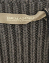 Ermanno Scervino Chic Gray Knit Crew Neck Top