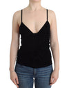 Ermanno Scervino Elegant Black Cami Lingerie Top