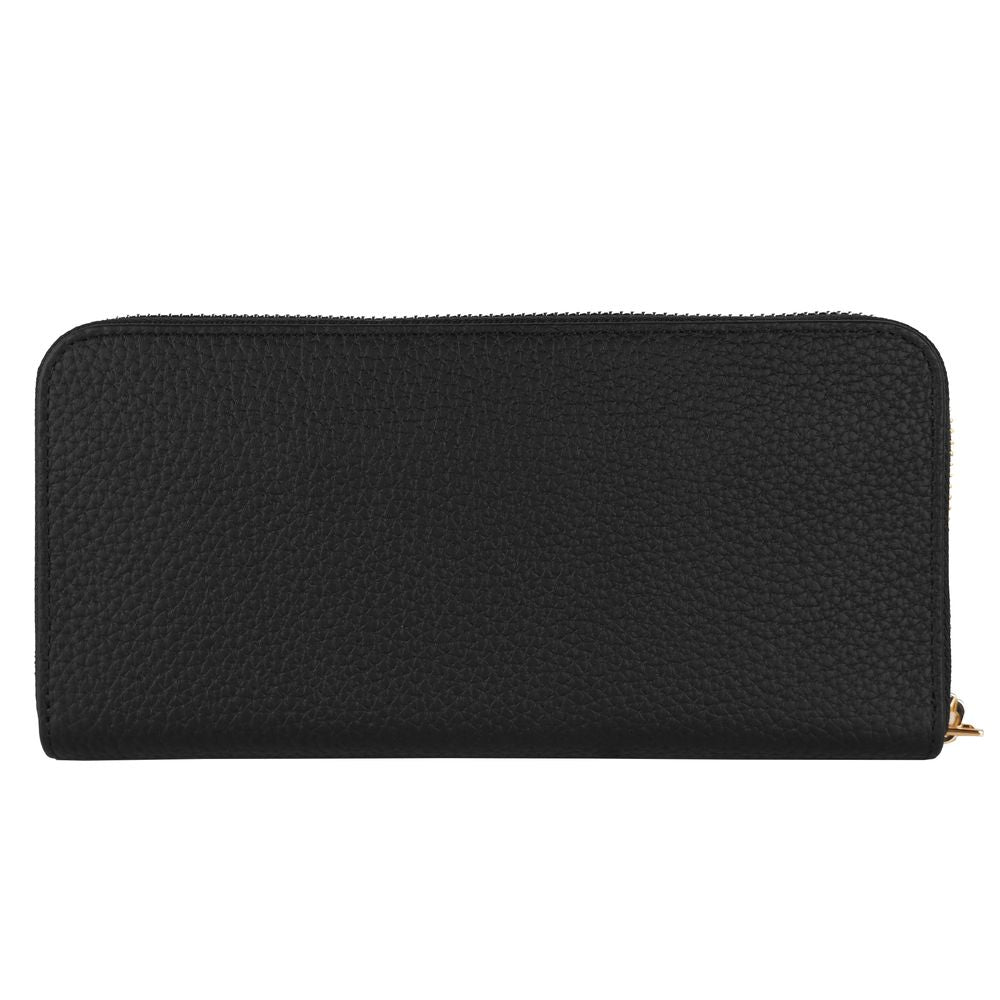 Baldinini Trend Elegant Leather Zip Wallet - Timeless Accessory - ACCEXO
