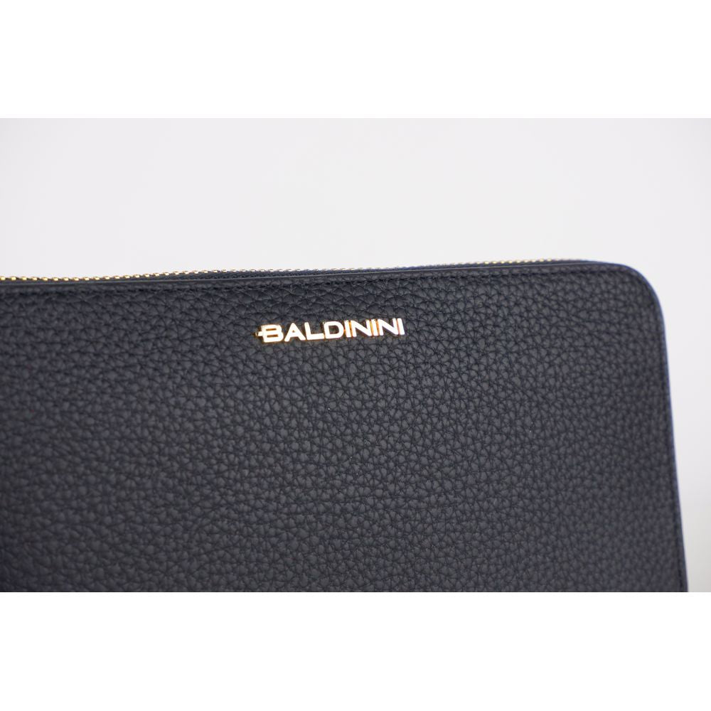 Baldinini Trend Elegant Leather Zip Wallet - Timeless Accessory - ACCEXO