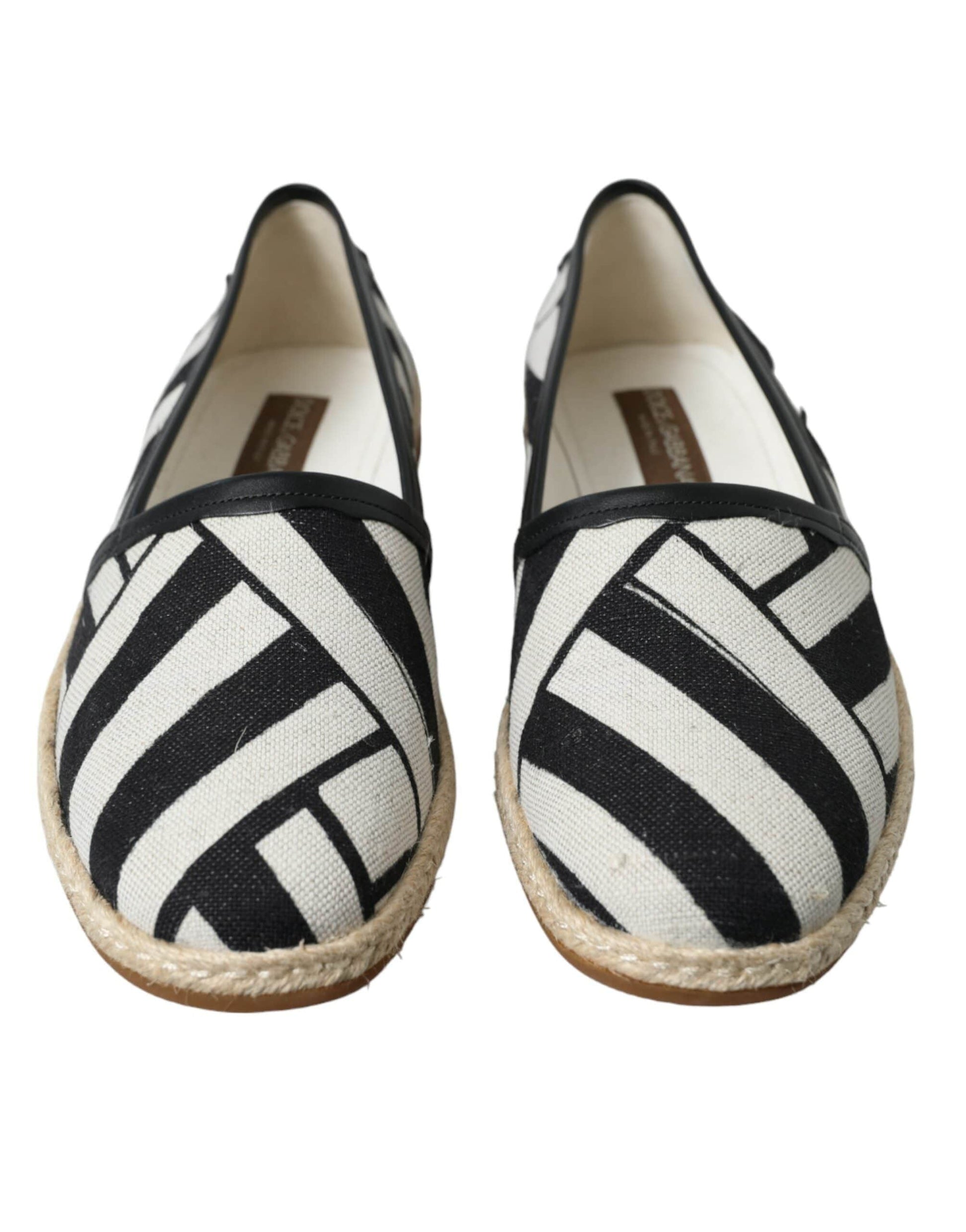 Dolce & Gabbana Chic Striped Canvas Espadrilles - ACCEXO