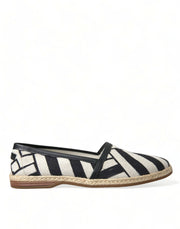 Dolce & Gabbana Chic Striped Canvas Espadrilles - ACCEXO