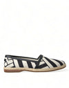 Dolce & Gabbana Chic Striped Canvas Espadrilles