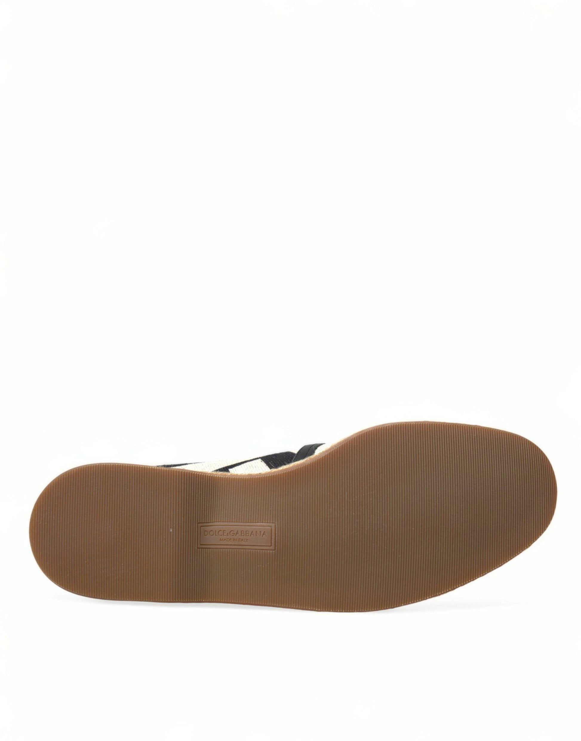 Dolce & Gabbana Chic Striped Canvas Espadrilles - ACCEXO