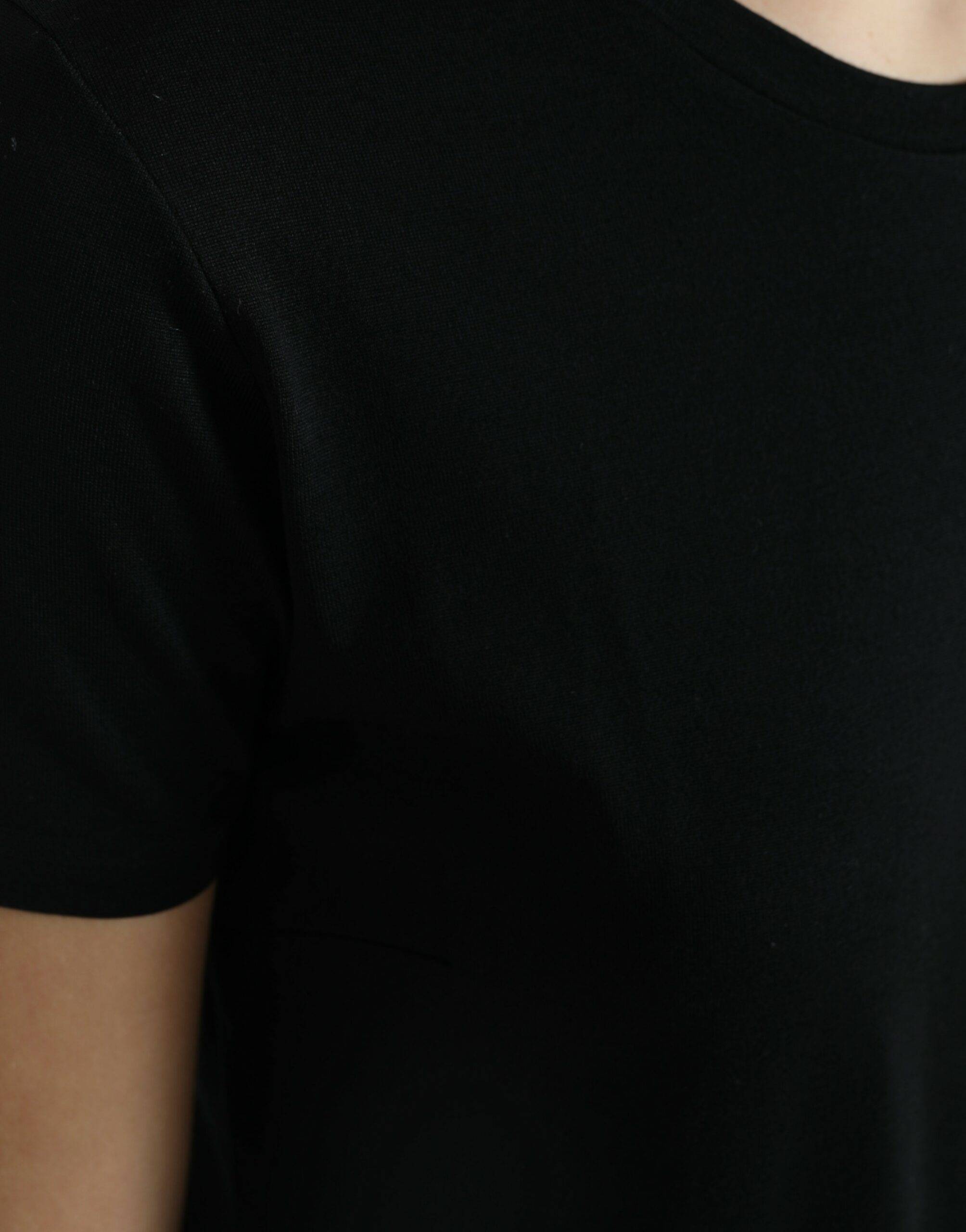 Dolce & Gabbana Elegant Wool Crew Neck Tee - ACCEXO