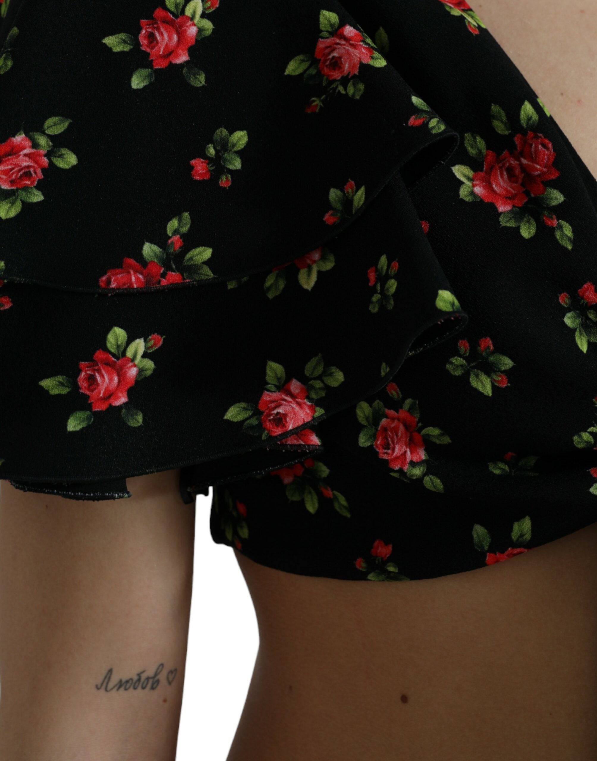 Dolce & Gabbana Floral Print Cropped Top Luxe Fashion - ACCEXO